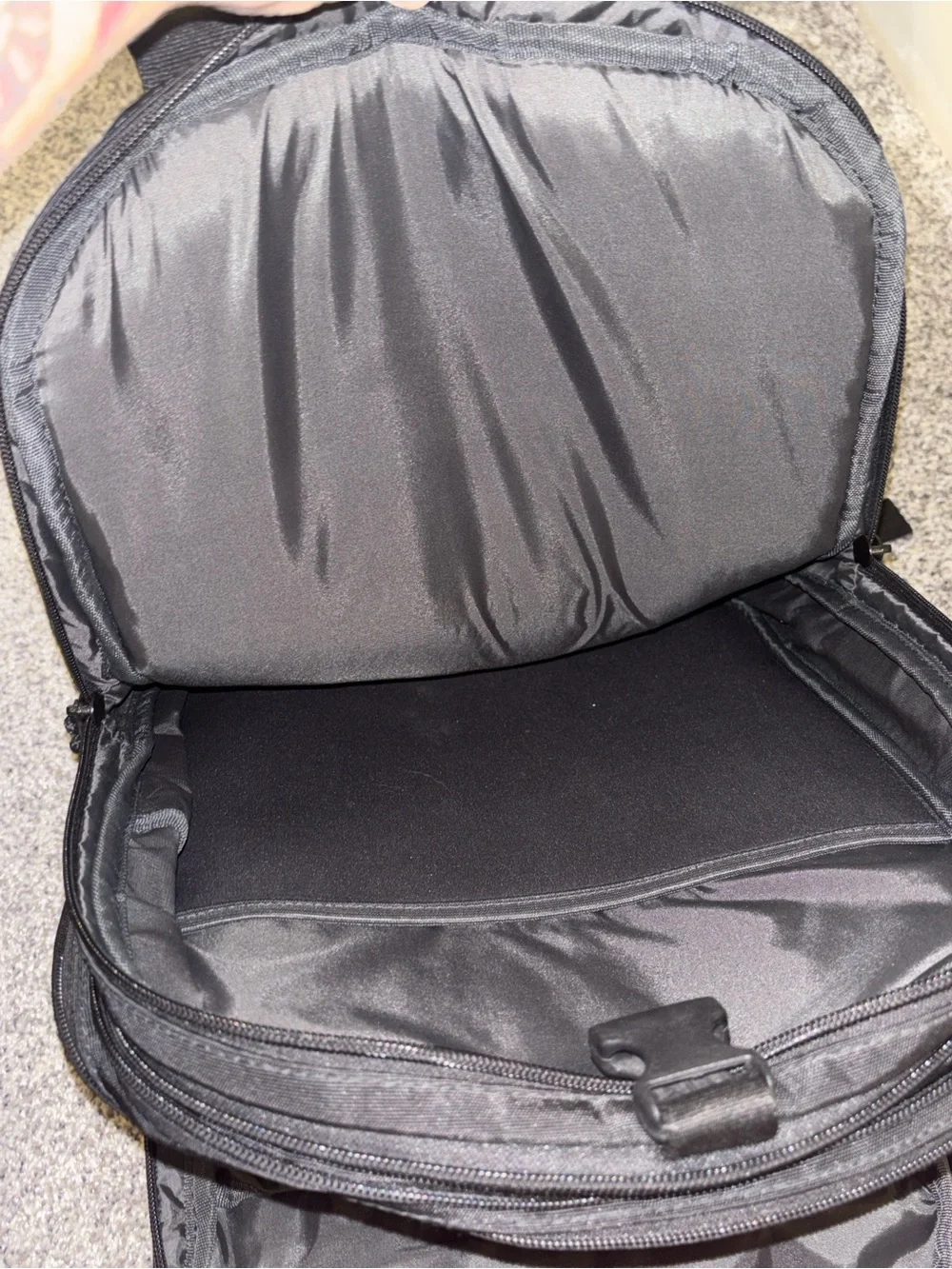 Eddie Bauer Black and Olive Men’s Laptop Backpack